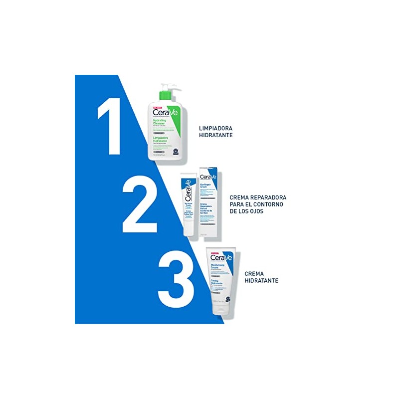 Cerave Crema Hidratante 170gr Hidrante Diario Rostro Cuerpo Piel Seca