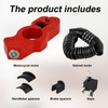 Helmet Lock & Brake Lock, Practical Motorbike Handlebar Lock Motorcycle