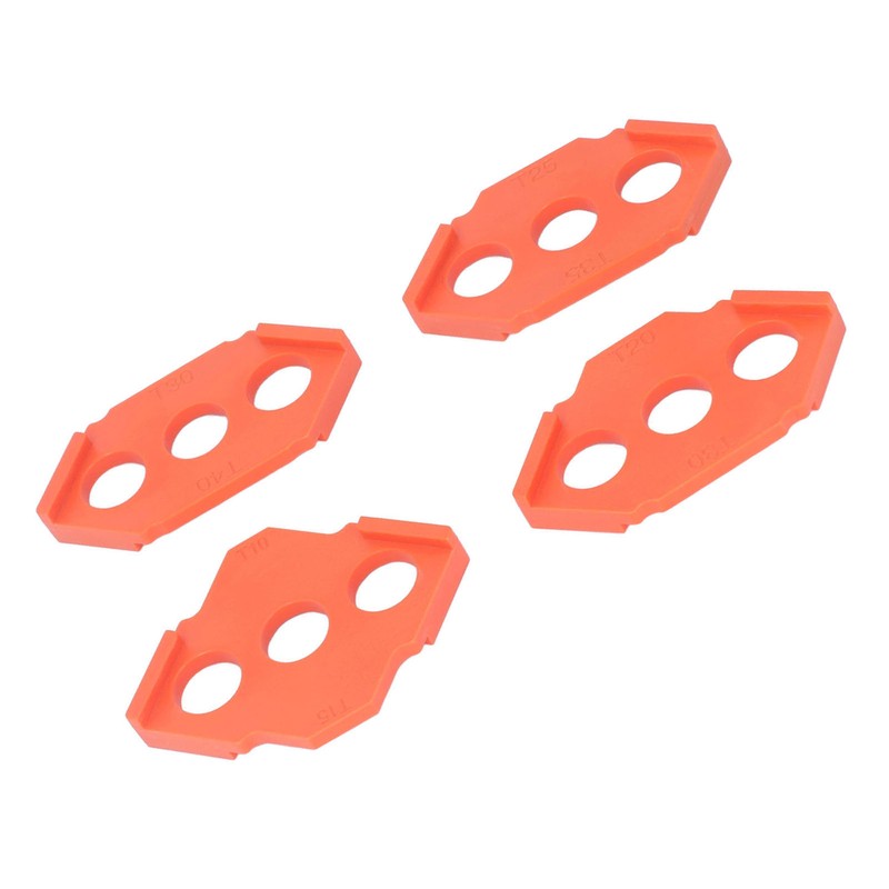 4Pcs Radius Jig Router Templates Set Rounded Corner Radius Routing