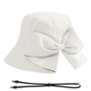 Lhyxuuk Women's Hat, Sun Protection, Foldable, Large Ribbon, Washable, Wire-Included,
