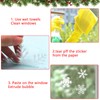 Christmas Window Decorations, Pack of 179 Christmas Window Decorations, Snowflakes,