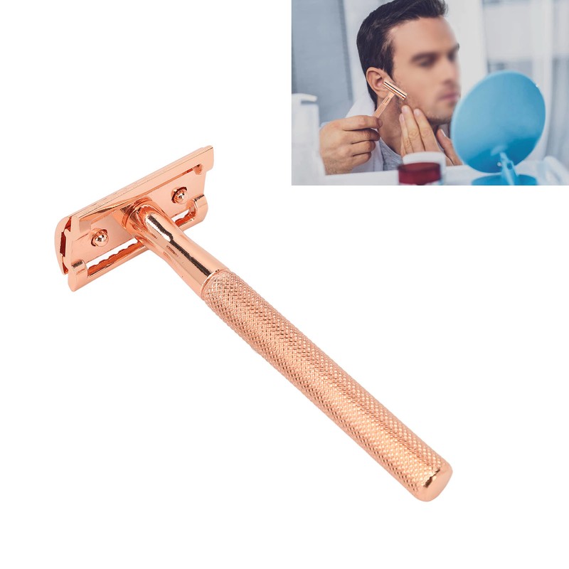 Hair Blade Handle Waterproof Metal Portable Manual Hair Blade Handle