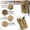 WYNEX Tactical Molle Phone Pouch with Compass Buckle, Tactical Phone