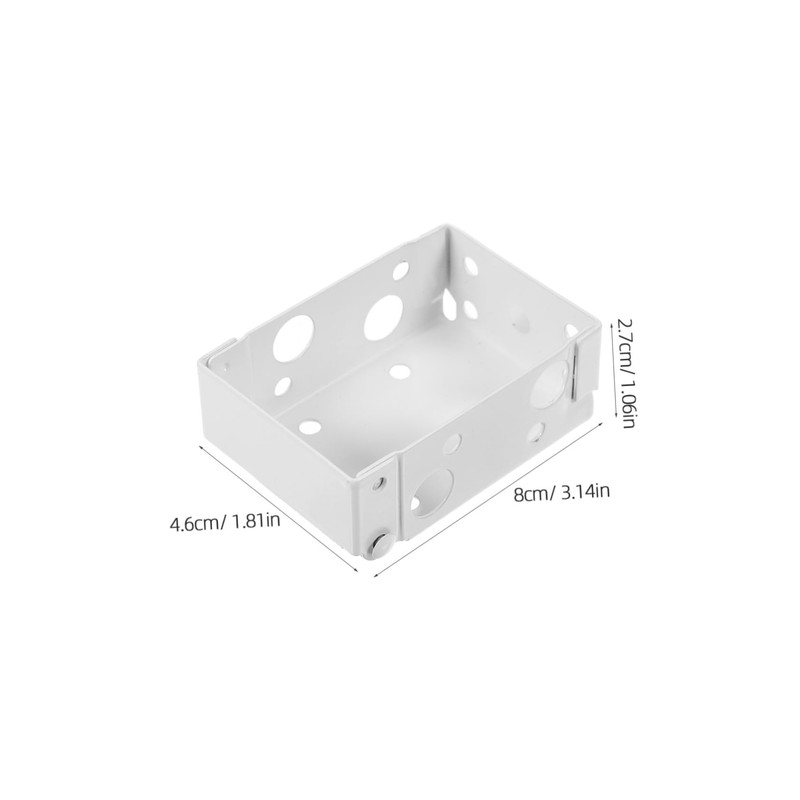 ULTECHNOVO 6Pcs Low Profile Blinds Brackets Window Blinds Headrail Holder