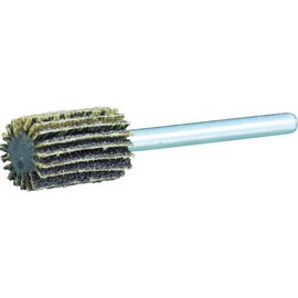 TRUSCO SK251080 Paper Mini Flap Wheel, Outer Diameter 1.0 x Width 0.4 inches (25 x 10 x 3 x 3#80 mm)