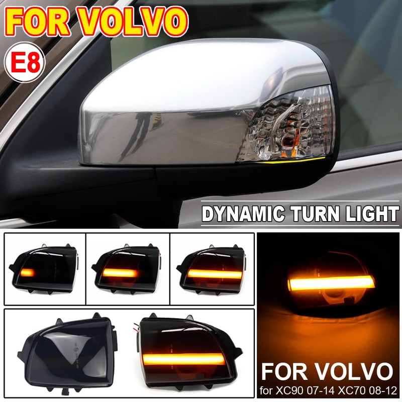 Kakulkomen LED Dynamic Turn Signal Light Side Mirror Blinker Sequential
