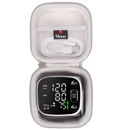 Mchoi - Funda rígida adecuada para monitores de presión arterial Oklar, monitores de presión arterial a prueba de golpes, funda protectora de transporte, solo funda