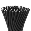 Black Paper Straws - 7.75" Biodegradable & Compostable (1000)