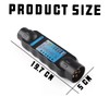 CGEAMDY 7-Pin Trailer Tester Socket, Trailer Light Tester Plug, 12V