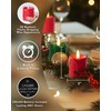 Homemory 2" x 2" Red Flameless LED Votive Candles with