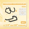 BFPeaky Heavy Duty Pegboard Hooks - Pegboard Organizer Accessories Kit