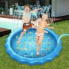 Tuybb Alfombrilla Tapete Agua Fuente Inflable Niños Juguete 170cm