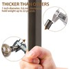 KAMANINA 2 Pack Curtain Rods for Windows 48 to 84