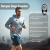 3D Step Counter Pedometer Step Counter Pedometer Hook Closure Step