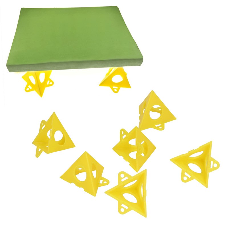 Painters Pyramid Paint Tripod, Pack of 20, Yellow Cone Canvas