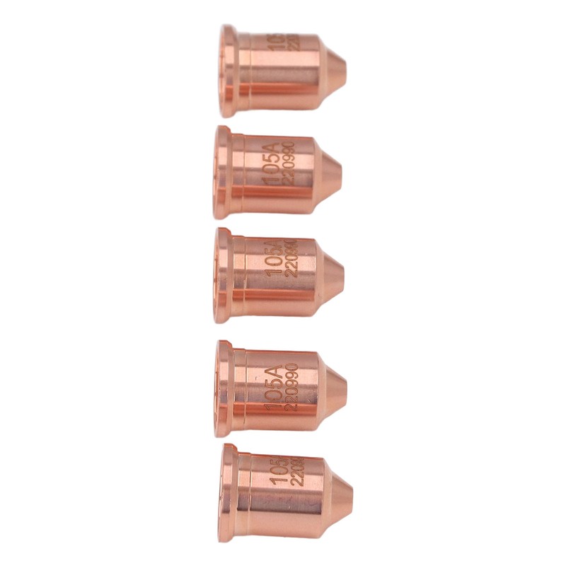 5 Pcs 220990 Nozzle Tip Brass Plasma Cutting Torch Nozzle