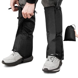 FUNANASUN Pro Leg Gaiters Reinforced Military-Grade Durability 100% Waterproof & Adjustable All-Terrains Leg Guards for Hiking, Hunting, Snowshoeing & Outdoor Work for Men & Women, M
