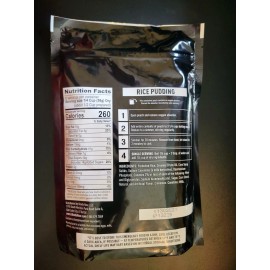 Ready Hour Rice Pudding Mix 25-year Shelf Life Emergency 8 Serving Survival Food Pouch Kit