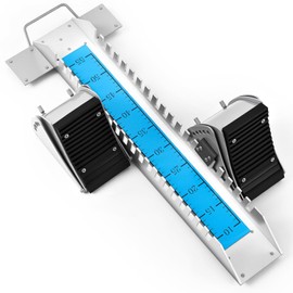 VioraWhite Starting Block 6 Angle Sprinter Pedals Adjustable Track and Field Accessories 25.2 Inch Running Blocks for Cinder Track Plastic Runway Athletes Runners