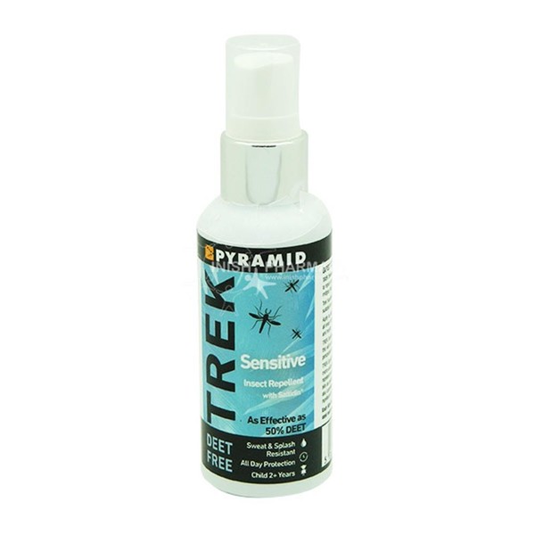 Pyramid Trek Sensitive Deet Free Insect Repellent with Saltidin 60ml