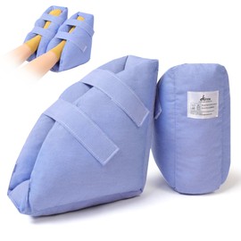 JGTYJE Heel Protectors Pillow for Pressure Sores - Adjustable Bed Sore Boot, Pressure Ulcer Cushion for Elderly Bedridden & Surgery Recovery (Ankle/Feet Support)