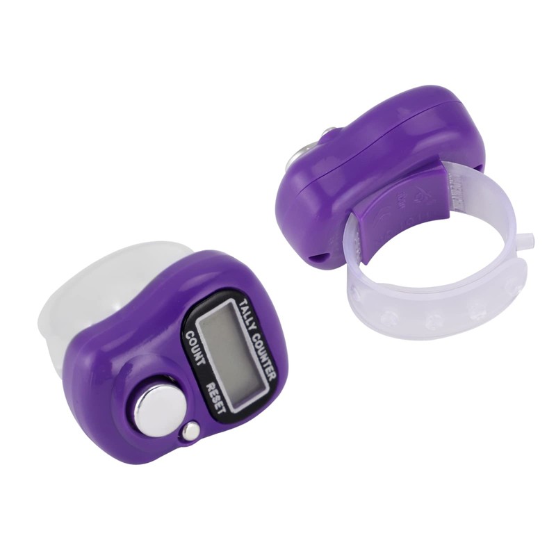Hand Held Finger Counter, 5 Digit LCD Row Tally Counter