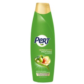 PERT, Shampoo Olivo y Aguacate | Ayuda a reparar profundamente el cabello maltratado, sellando las puntas abiertas, 650 ml