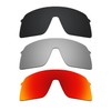 Alphax 3 Pcs Black & Titanium & Fire Red Polarized