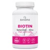 Bandini® Biotin Hair Growth Supplement | 365 Vegan Tablets High