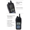 HYS VHF Handheld Marine Portable Radio with LED Flashlight, Waterproof