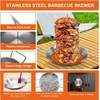 Vertical Kebab Skewer Stand, Stainless Steel BBQ Kebab Machine with