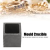 Graphite Crucible Squared Dense Graphite Sturdy Durable Corrosion Resistant Good