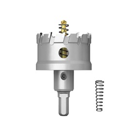 GSTK Upgrade Heavy Duty Carbide Hole Saw,Metal Steel Hole Saw Drill Bit,TCT Hole Cutter-Alloy Hardness Upgrade, Life Upgrade,Use for Stainless Steel, mild Steel, Iron, Copper,etc (53mm|2-5/64")