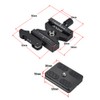 Andoer Quick Release Clamp and Quick Release Plate for Arca