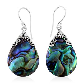Shop LC Abalone Shell 925 Sterling Silver Dangle Drop Earrings Jewelry Birthday Gifts for Women Birthday Gifts