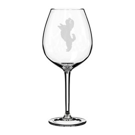 Wine Glass Goblet Shih Tzu Standing (20 oz Jumbo)