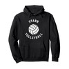 Starr Volleyball Retro Distressed Team VB Graphic Pullover Hoodie