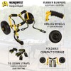 Suspenz Stowable Kayak Carrier Cart, SK Trailer Cart with Airless