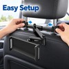 Car Headrest Tablet Holder for Backseat Use – 360° Rotating