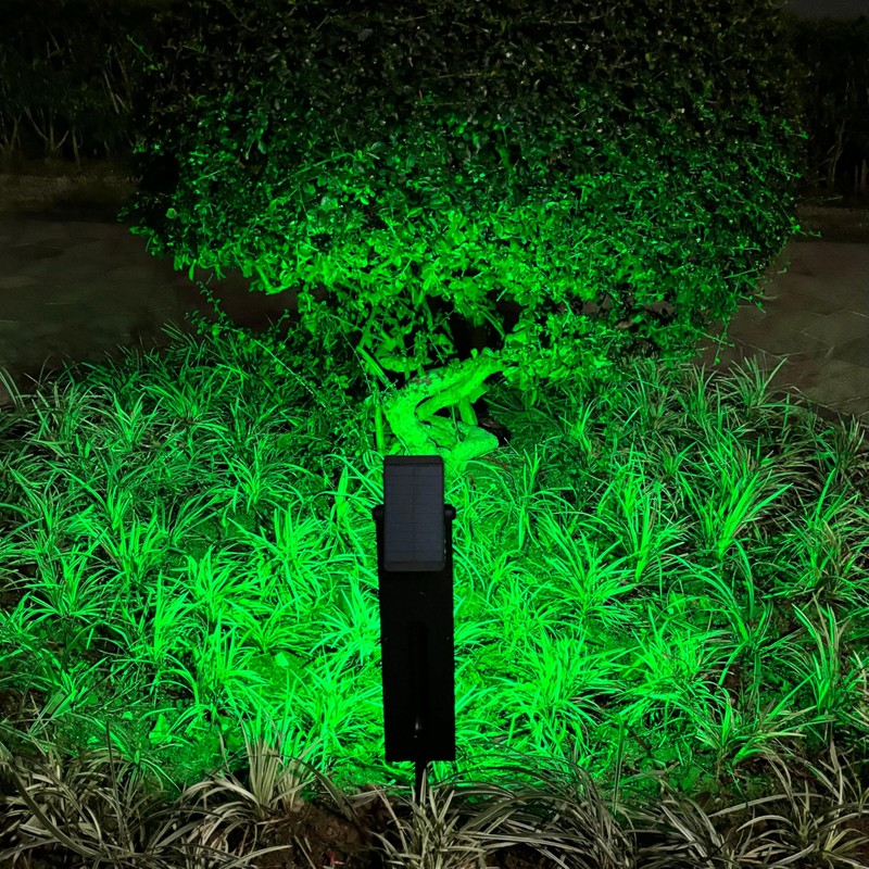 Solar Pathway Lights Outdoor 6 Pack, 360° Adjustable Panel, Multicolor