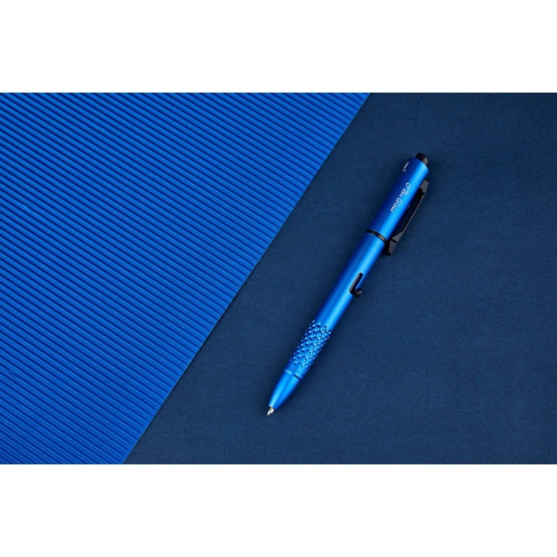 Olight Open Glow Blue Rechargeable Penlight, LED/Green Laser, 120 Lu,