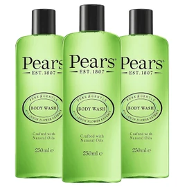 Pears Soft & Fresh Lemon Flower Extract Body Wash with 10x more moisturiser* 250ml (3 Pack)