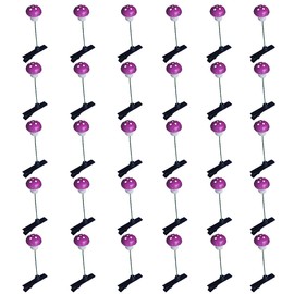 30PCS Mushroom Sprout Clips, Flower Hair Clips Cute Mushroom Clip Sprout Clips For Women Girls Creative Headwear Hair Accessories (Mushrooms Purple)