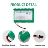 XUNTU Upgraded 6PH-H-4/3A3600-S-D22 7.2V Battery Compatible with DSC IMPASSA 9057,