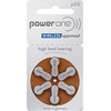 Power One Size 312 Hearing Aid Battery No Mercury, 60