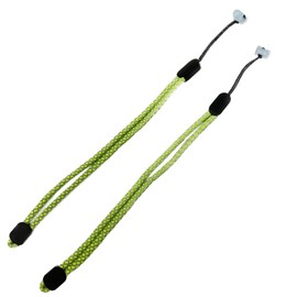 Improved Replacement Reflective Wrist Straps for Oculus Quest 2 Gen Controller, Sturdy Comfy Adjustable Hand Strap for Oculus, Easy Attach White Resin Stopper for Oculus Controllers Green