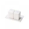 Gaolinci White Porcelain Salt & Pepper Shakers, Salt Shaker Set