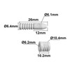 cyclingcolors 10 x Furniture Connectors Plastic Guide Pin Connecting Pins