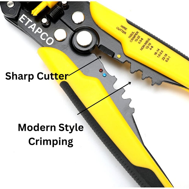 Wire Stripper - Wire Strippers Electrical, Terminal Crimper, Cable Cutters,