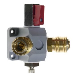 EVVA 15-2 Compressed Air Distributor Coupling 2-Way Ball Valve 1/2 Inch Plastic Val